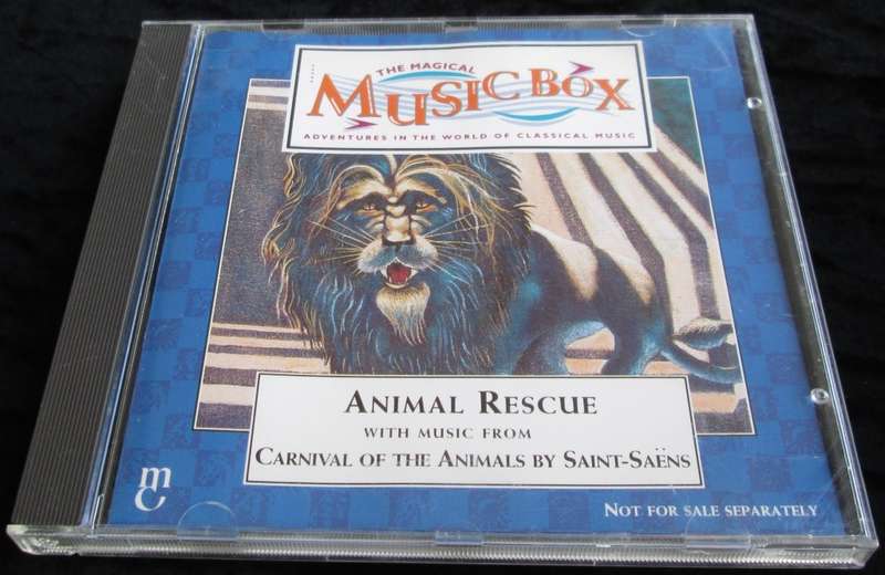 1995-Collectible-The Magical Music Box-No10-Magazine + CD. Animal Rescue. Sold As Is.