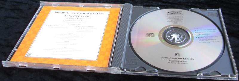 1995-Collectible-The Magical Music Box-No11-Magazine + CD. Sindbad and The Kraaken. Sold As Is.