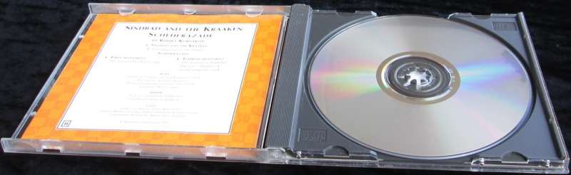 1995-Collectible-The Magical Music Box-No11-Magazine + CD. Sindbad and The Kraaken. Sold As Is.