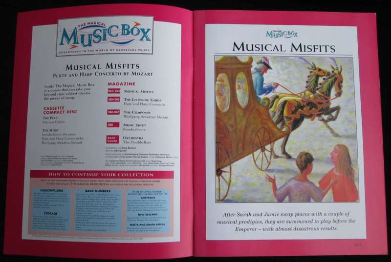 1995-Collectible-The Magical Music Box-No12-Magazine + CD. Musical Misfits. Sold As Is.