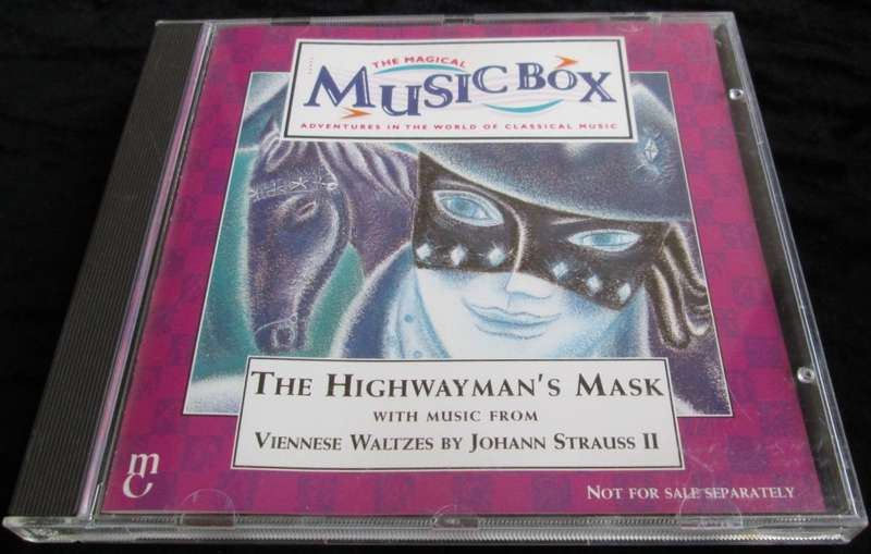 1995-Collectible-The Magical Music Box-No14-Magazine + CD. The Highwayman`s Mask. Sold As Is.