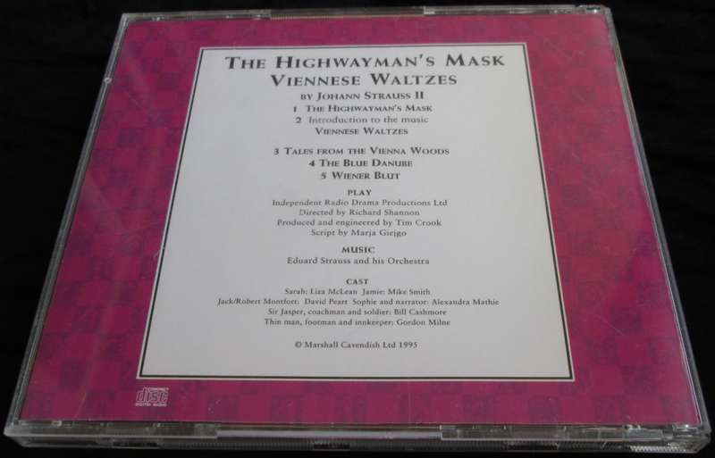 1995-Collectible-The Magical Music Box-No14-Magazine + CD. The Highwayman`s Mask. Sold As Is.