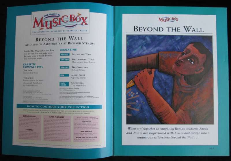 1996-Collectible-The Magical Music Box-No42-Magazine + CD. Beyond The Wall. Sold As Is.