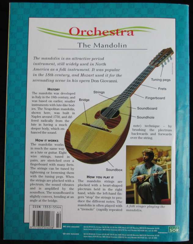 1996-Collectible-The Magical Music Box-No42-Magazine + CD. Beyond The Wall. Sold As Is.