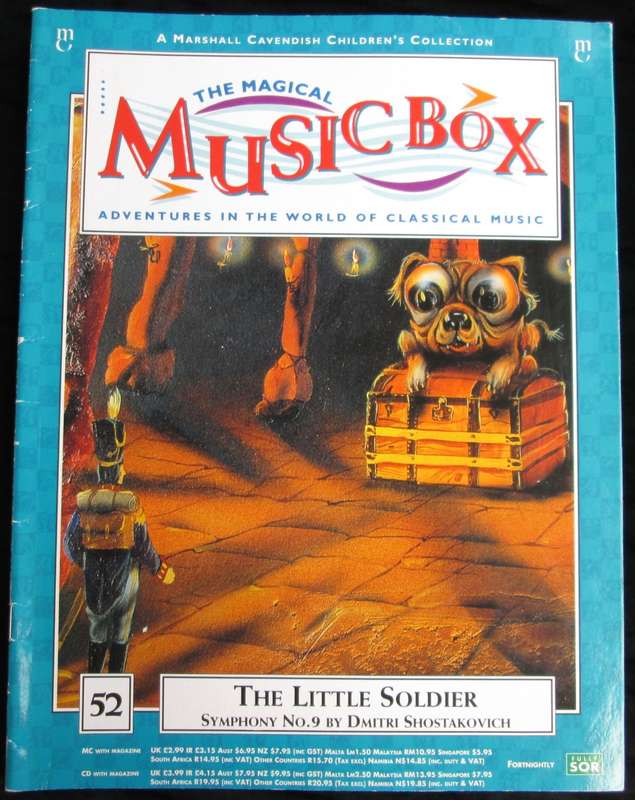 1996-Collectible-The Magical Music Box-No52-Magazine + CD. The Little Soldier. Sold As Is.