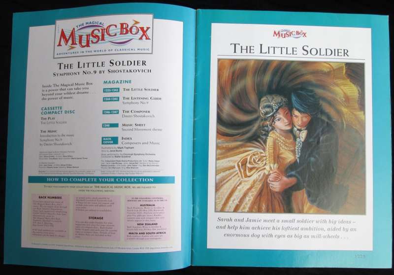 1996-Collectible-The Magical Music Box-No52-Magazine + CD. The Little Soldier. Sold As Is.