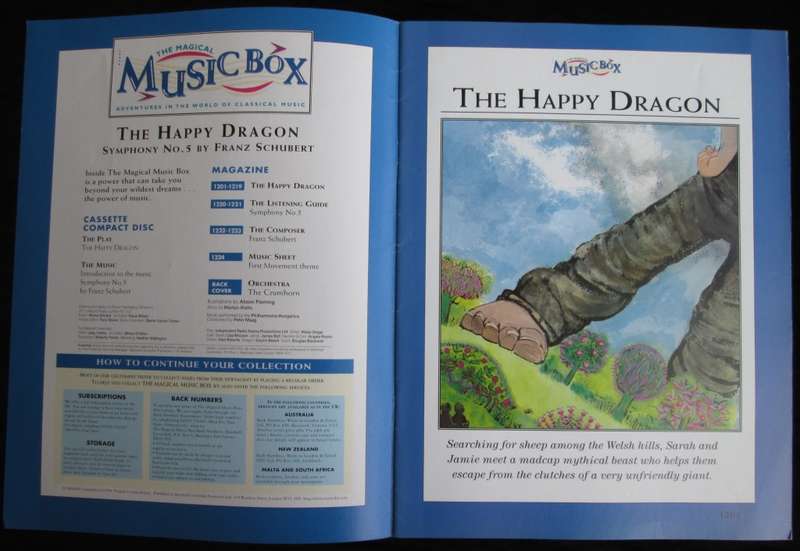 1996-Collectible-The Magical Music Box-No51-Magazine + CD. The Happy Dragon. Sold As Is.