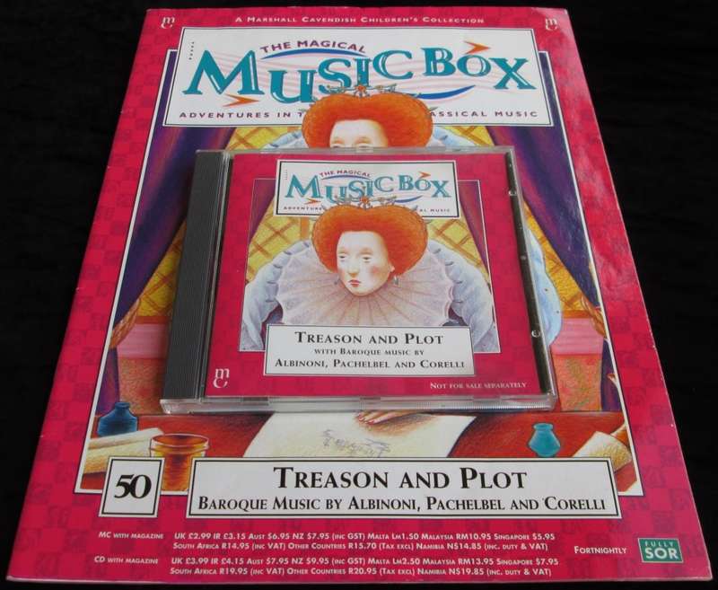 1996-Collectible-The Magical Music Box-No50-Magazine + CD. Treason and Plot. Sold As Is.