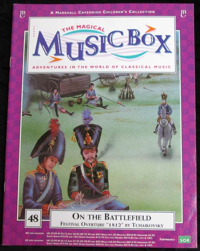 1996-Collectible-The Magical Music Box-No48-Magazine + CD. On The Battlefield. Sold As Is.