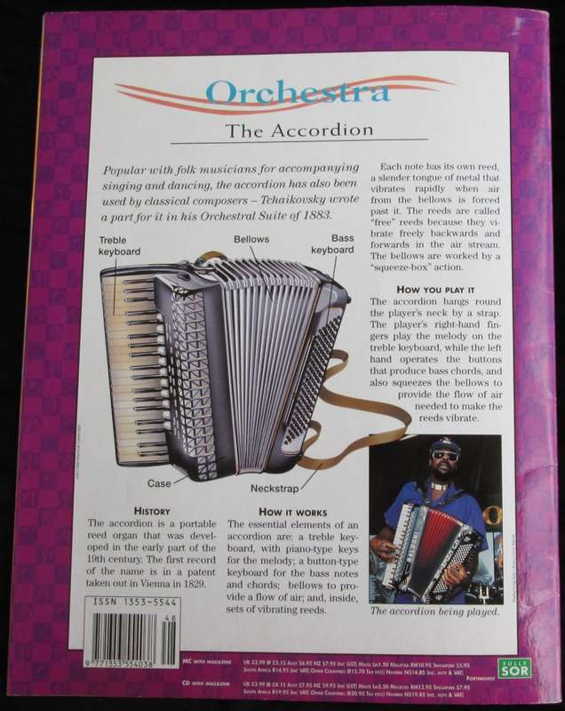 1996-Collectible-The Magical Music Box-No48-Magazine + CD. On The Battlefield. Sold As Is.