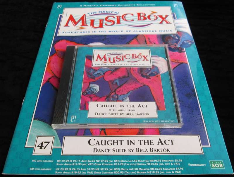 1996-Collectible-The Magical Music Box-No47-Magazine + CD. Caught in The Act. Sold As Is.