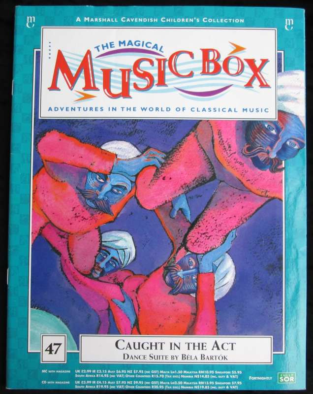 1996-Collectible-The Magical Music Box-No47-Magazine + CD. Caught in The Act. Sold As Is.