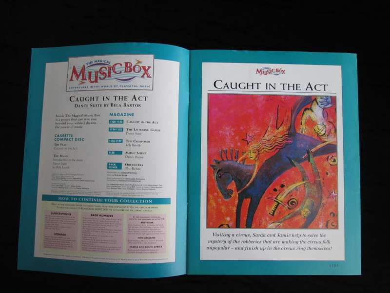 1996-Collectible-The Magical Music Box-No47-Magazine + CD. Caught in The Act. Sold As Is.