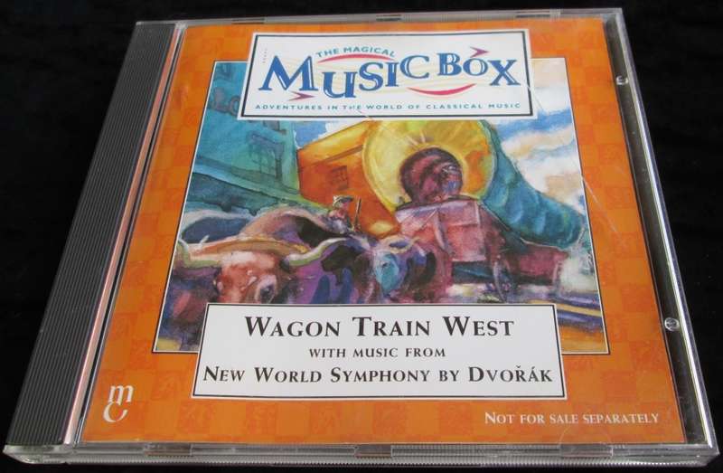 1995-Collectible-The Magical Music Box-No20-CD. Wagon Train West. Sold As Is.