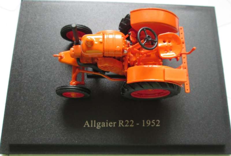 Scale Model-Tractor-Allgaier R22-1952-Orange
