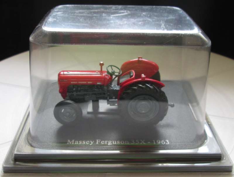 Scale Model-Tractor-Massey Ferguson 35x-1963-Red
