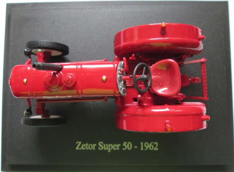 Scale Model-Tractor-Zetor Super 50-1962-Red