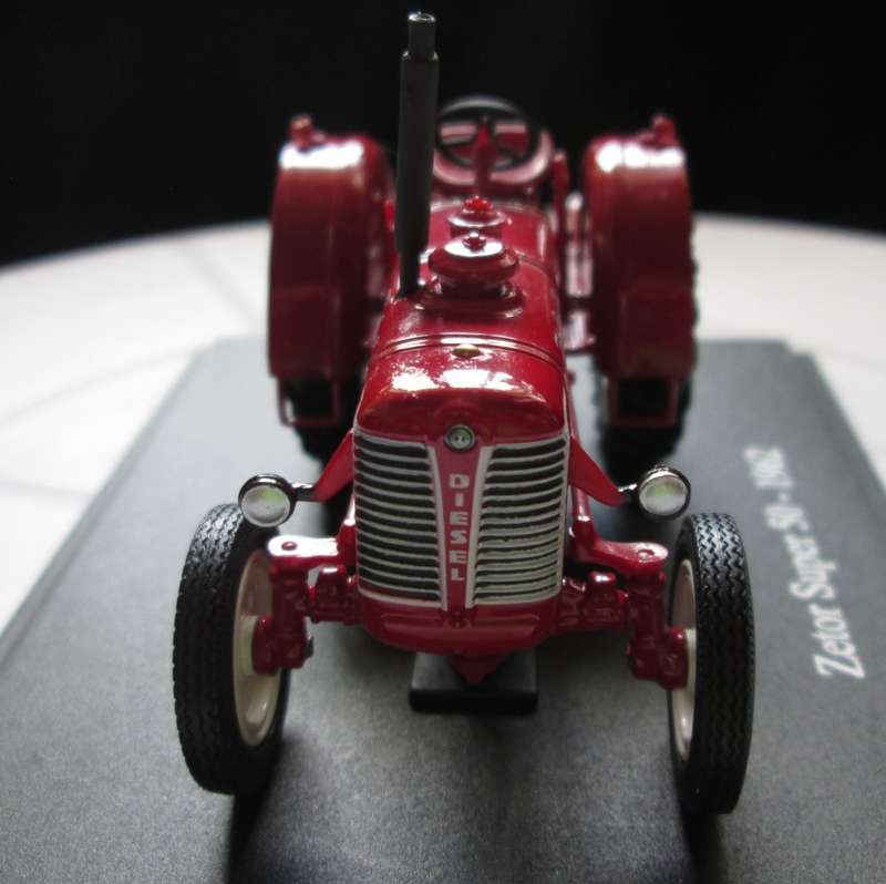 Scale Model-Tractor-Zetor Super 50-1962-Red