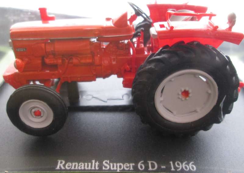 Hachette Partworks-Scale Model-Tractor-Renault Super 6D-1966