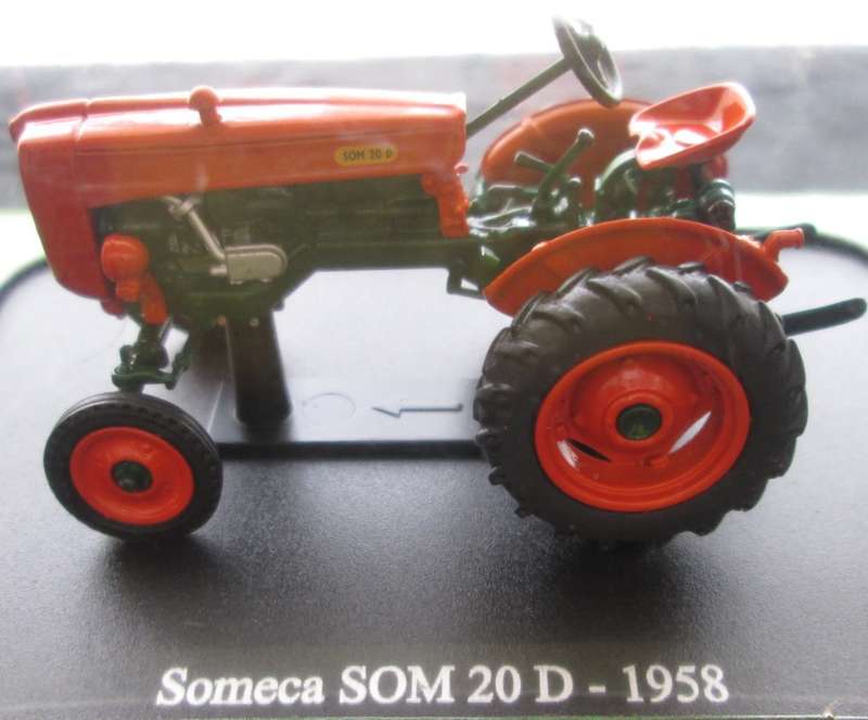 Hachette Partworks-Scale Model-Tractor-Someca SOM 20D-1958