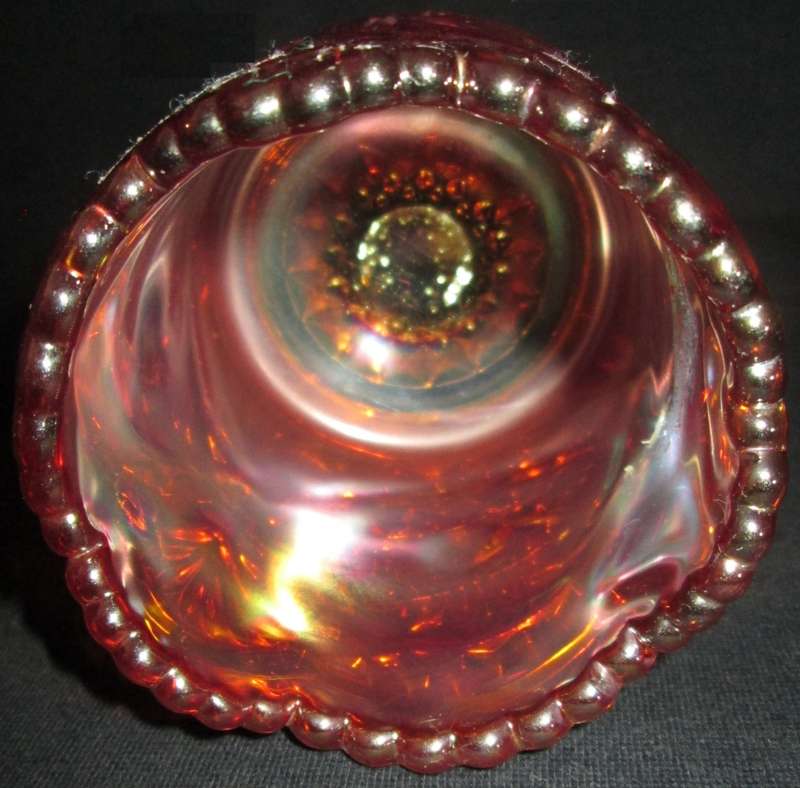 Home Decor-Carnival Glass-Hobstar Imperial Spooner -Good Condition
