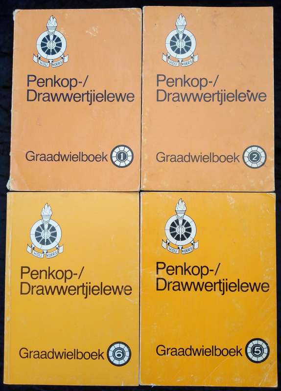 Books-Die Voortrekkers Verkennerlewe/Graadwielboek Penkop Drawwertjielewe-Used