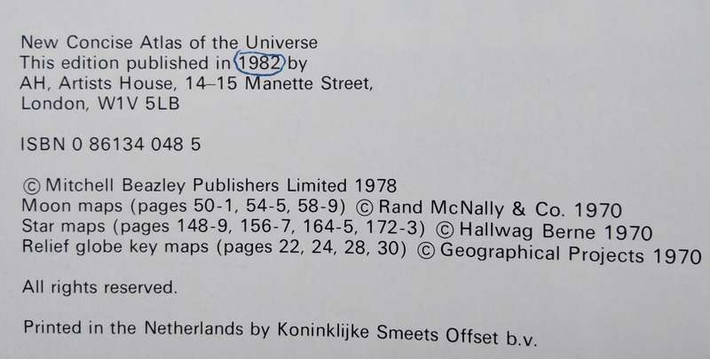 Book-1982-New Concise Atlas of The Universe/190pg/Patrick Moore