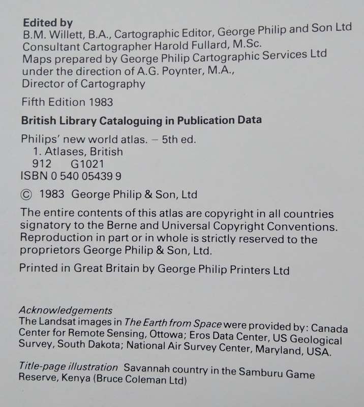 Book-1983-New World Atlas/224pages