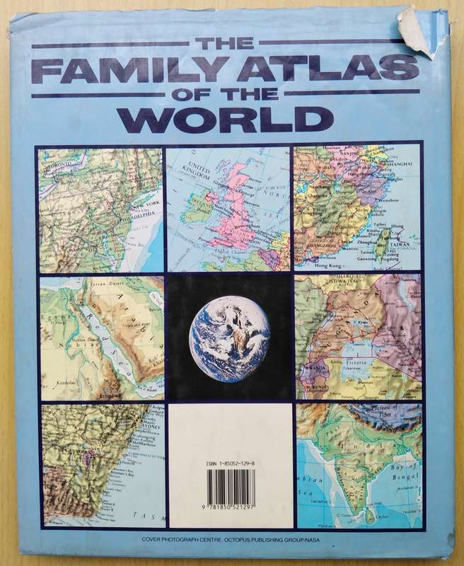 Book-1989-Family Atlas of The World/144pages.