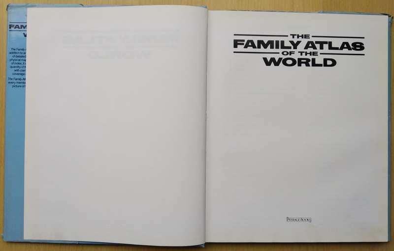 Book-1989-Family Atlas of The World/144pages.