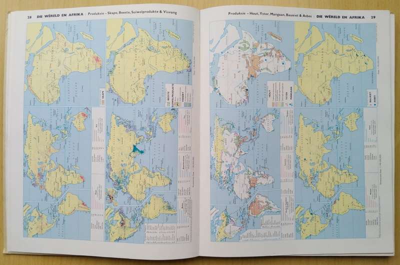 Book-1971-Philip se kollege Atlas vir Suidelike Afrika/168pages/George Philip & Son Limited.