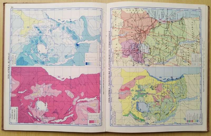 Book-1960-Maskew Miller`s Kollege-Atlas vir Suidelike Afrika/George Philip & Son/168pages.