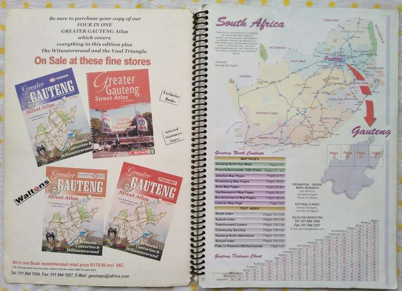 Book-2002-Street Atlas Gauteng North/133pages