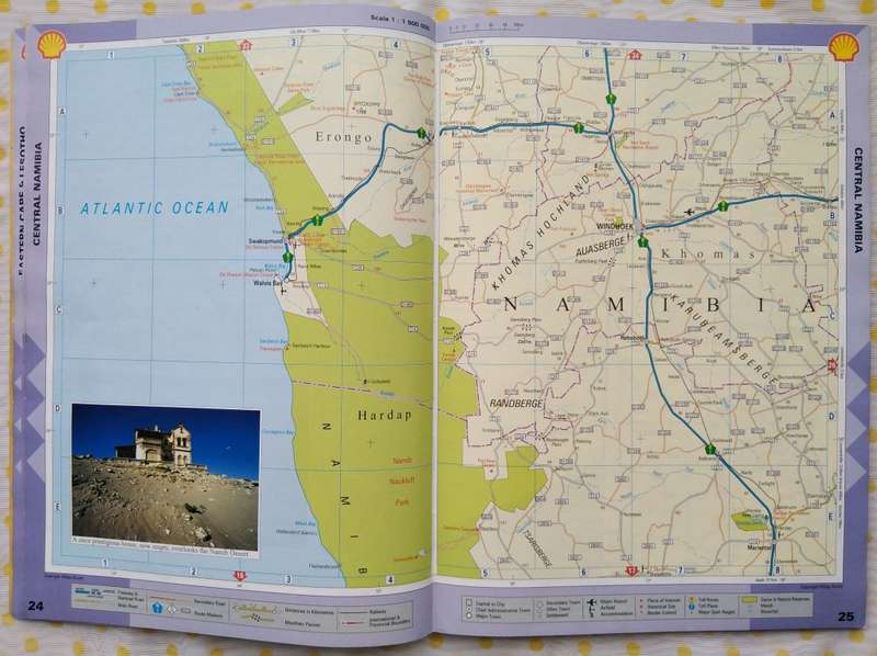 Book-Shell Touring Atlas of Southern Africa/2nd Edition/116pages
