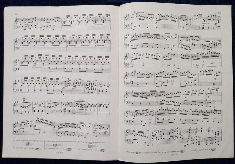Book-Phil.Em.Bach Klavierwerke/OEUVRES POUR Piano/Piano Solo Heinrich Schenker/UE548b.