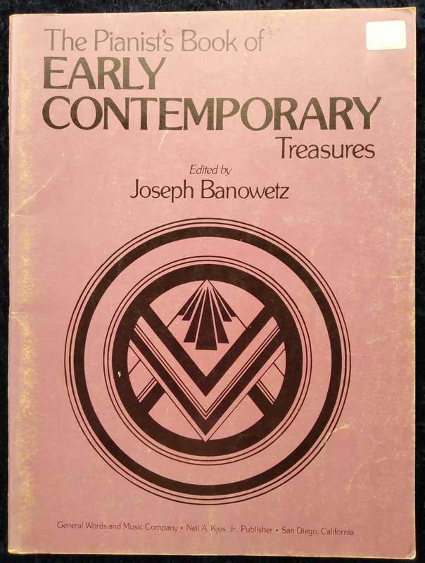 Book-The Pianist`s Book of Early Contemporary Treasures Edited by Joseph Banowetz