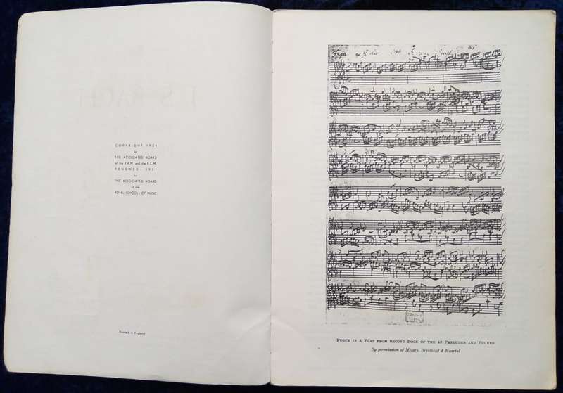 Book-J.S. Bach Forty -Eight Preludes and Fugues Pianoforte/Edited by Donald Francis Tovey.