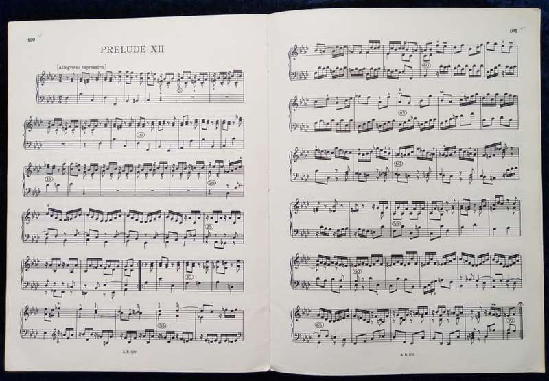Book-J.S. Bach Forty -Eight Preludes and Fugues Pianoforte/Edited by Donald Francis Tovey.