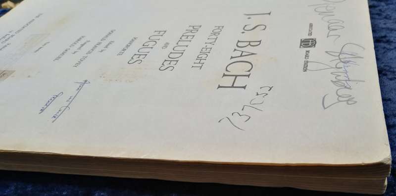 Book-J.S. Bach Forty -Eight Preludes and Fugues Pianoforte/Edited by Donald Francis Tovey.