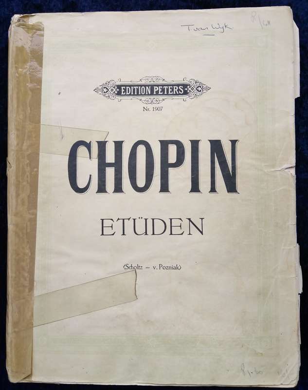 Book-Edition Peters/Nr 1907/CHOPIN/ETUDEN/Scholtz-V.Pozniak