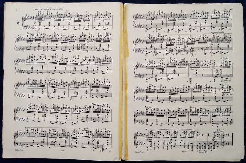 Book-Edition Peters/Nr 1907/CHOPIN/ETUDEN/Scholtz-V.Pozniak