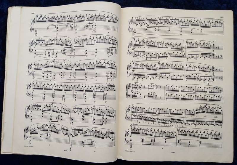 Book-Edition Peters/Nr 1907/CHOPIN/ETUDEN/Scholtz-V.Pozniak