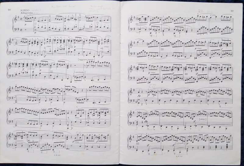 Book-Beethoven Sonatas for Pianoforte