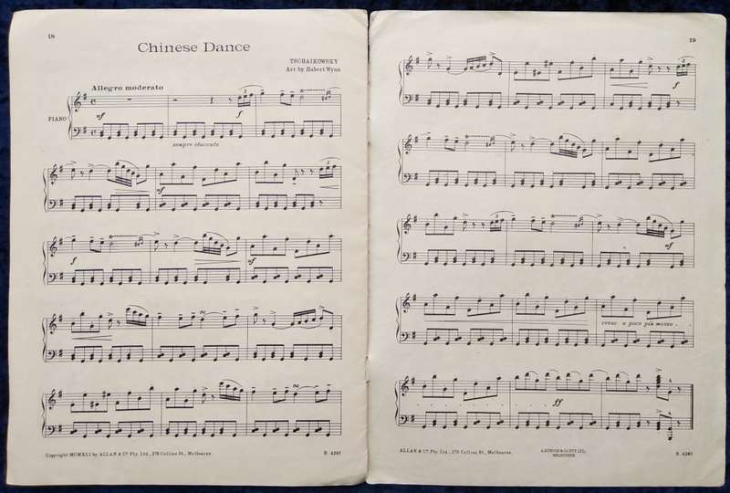 Book-Simplified Piano Edition of The Nut-Cracker Suite/Music by Tschaikowsky.