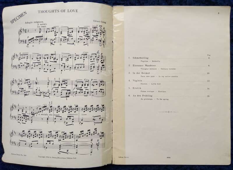 Book-C.F.Peters/Lyrische Stucke III/Piano Solo