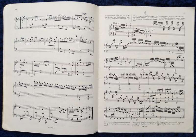 Book-Phil.Em.Bach Klavierwerke/OEUVRES POUR Piano/Piano Works 1 Piano Solo/Heinrich Schenker.