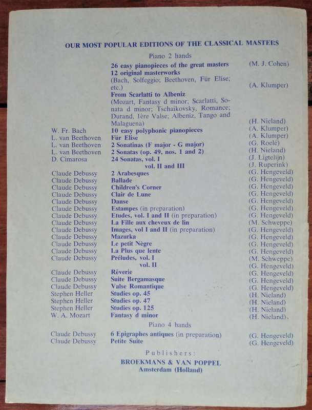 Book-Claude Debussy Douze Etudes Complete Pour Piano Seul /Edition Originale