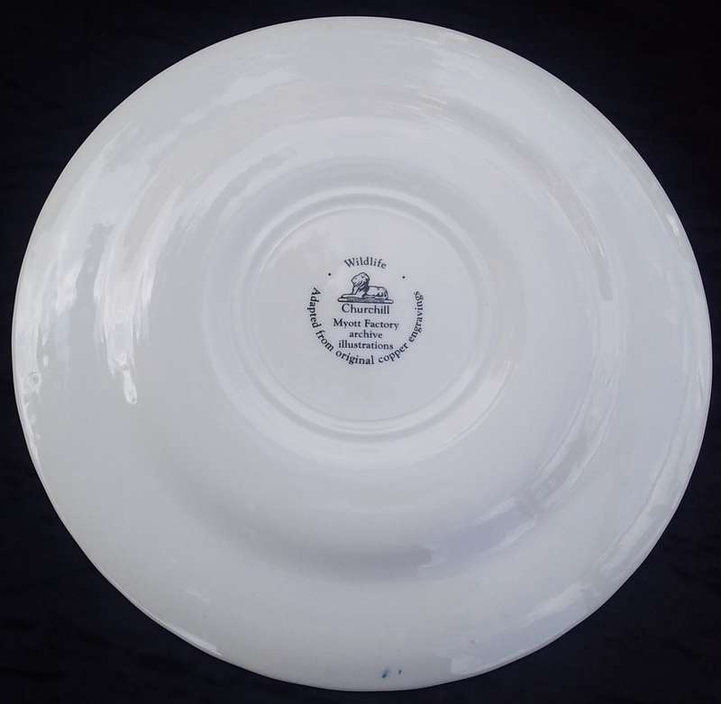 Collectable Plate-Wildlife Churchill-Myott Factory Archive Illustrations-Phasiana