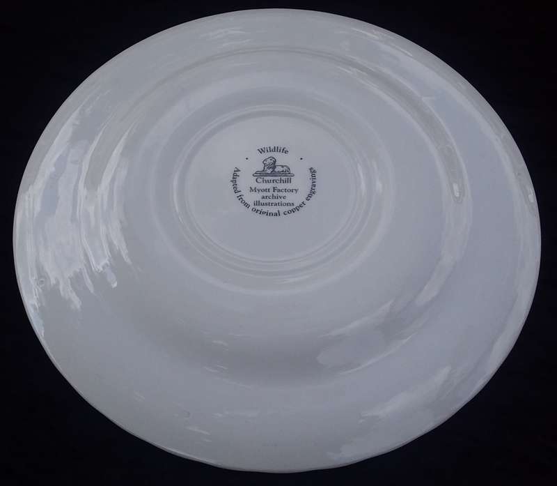 Collectable Plate-Wildlife Churchill-Myott Factory Archive Illustrations-Cervus Elaphus