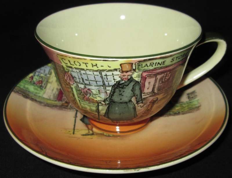 Collectable-Royal Doulton Teacup & Saucer-Mr Micawber-Good Condition